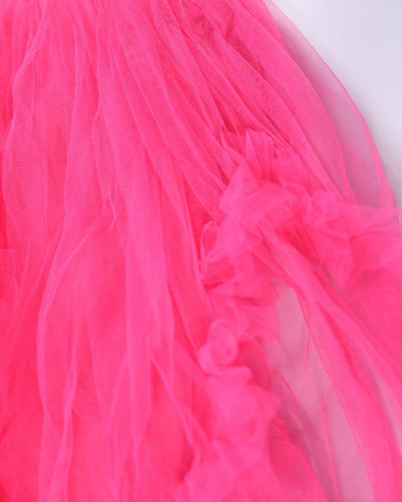 Pink tulle 2025 skirt underlay