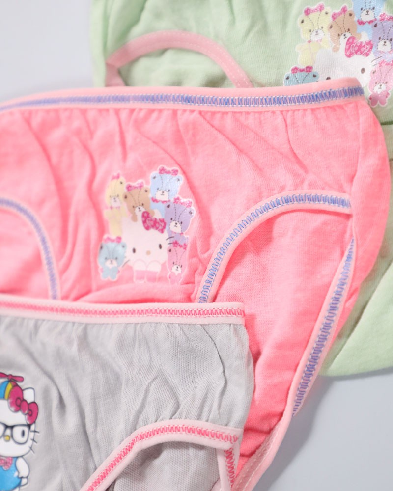 6 PCS HELLOKITTY PANTY UNDERWEAR FOR KIDS 5 TO 6 YEARS OLD