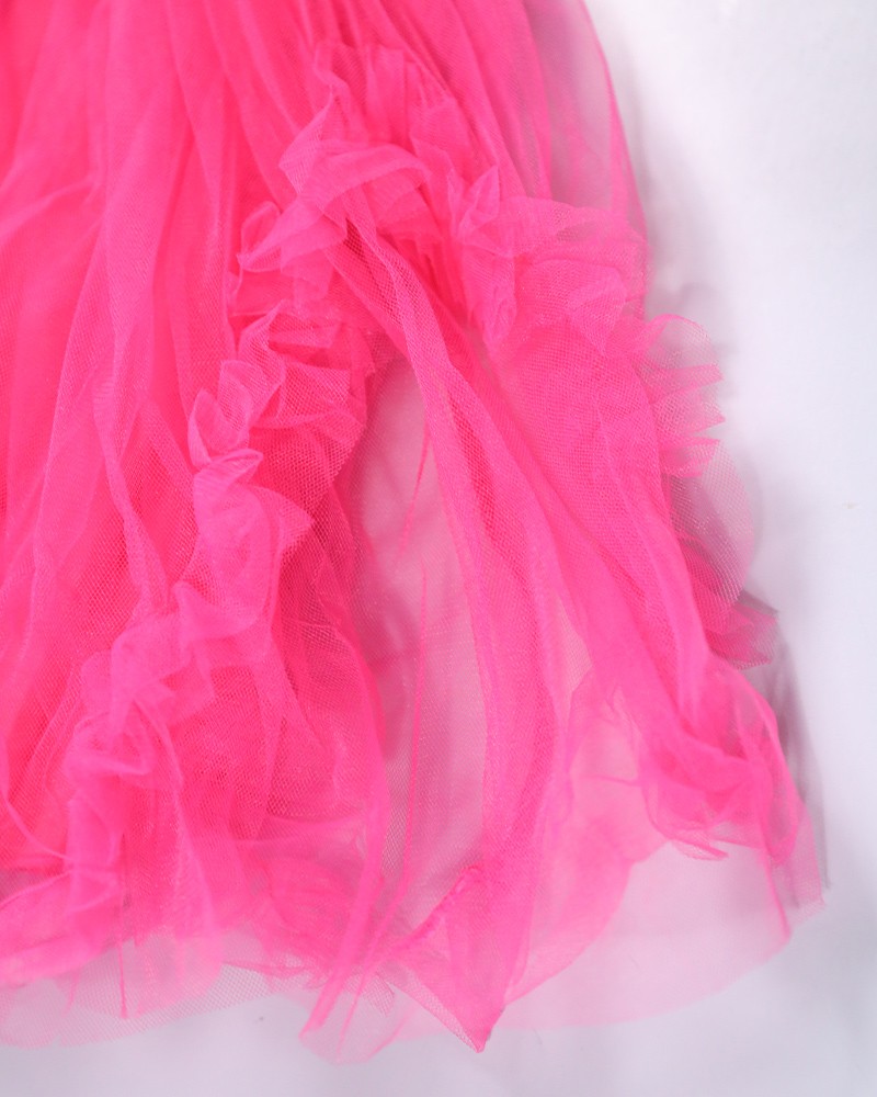 Pink tulle 2025 skirt underlay