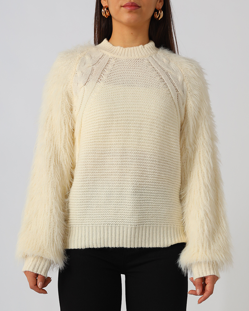 Women's Knitted Wool Blouse - Daraghmeh