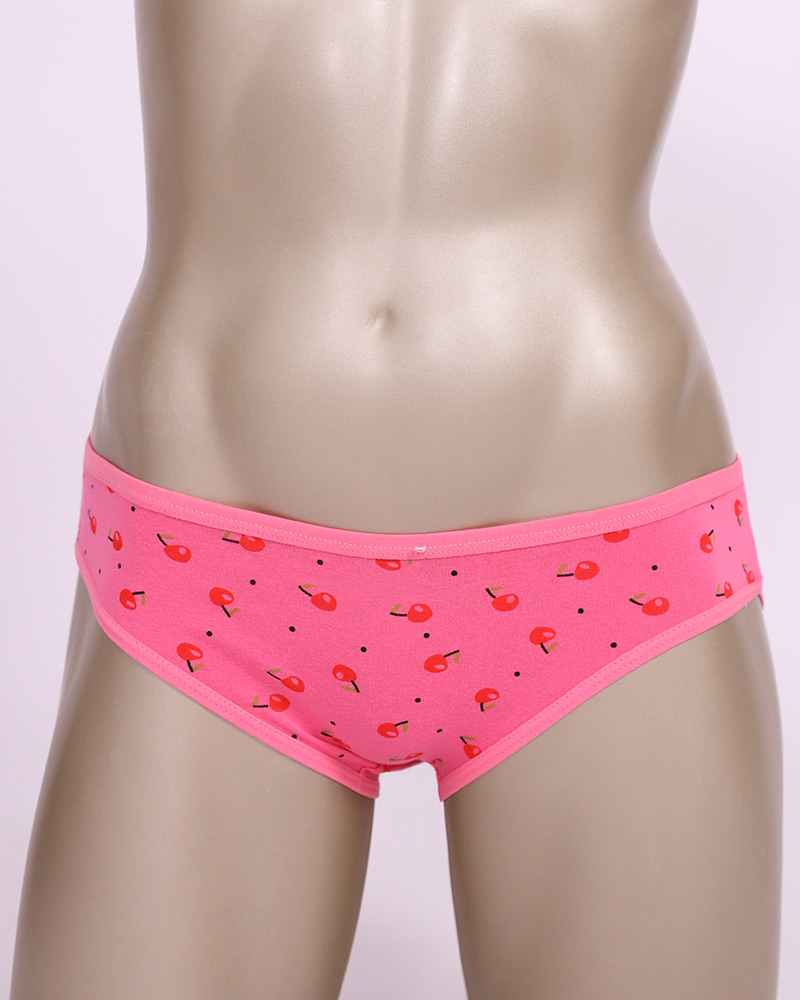 Cotton Panties With Cherry Print - Daraghmeh