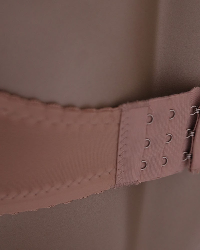 Perforated With Centered Ribbon Padded Bra - Daraghmeh