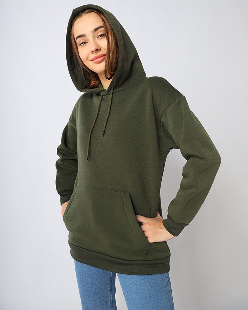 Plain Casual Hoodie - Daraghmeh