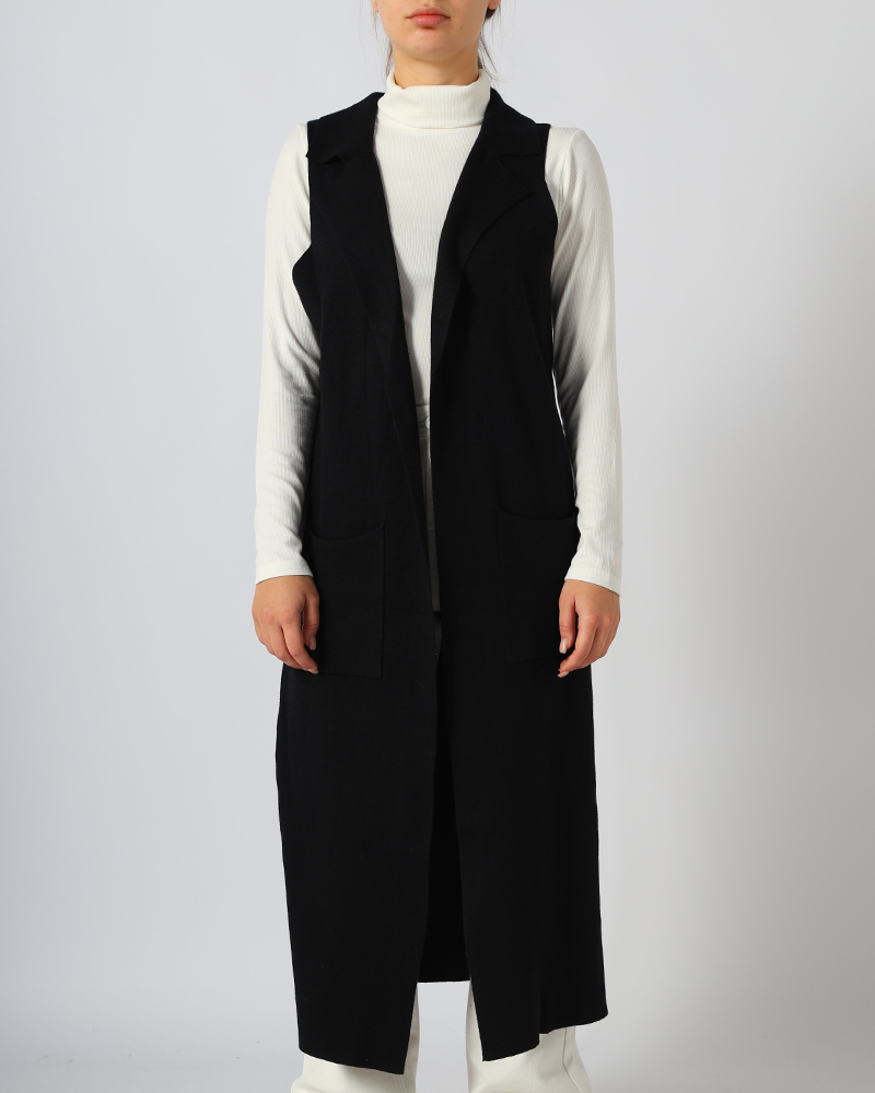 Tall Wool Vest - Daraghmeh