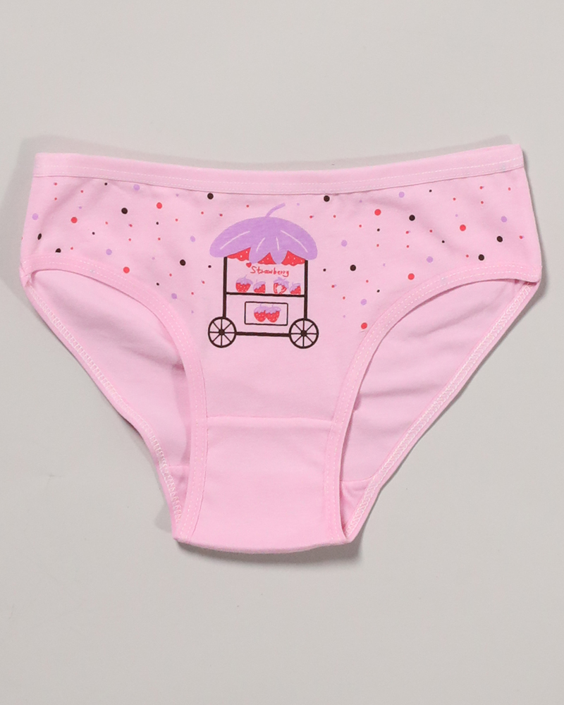 Cotton Panties With Strawberry Print Daraghmeh