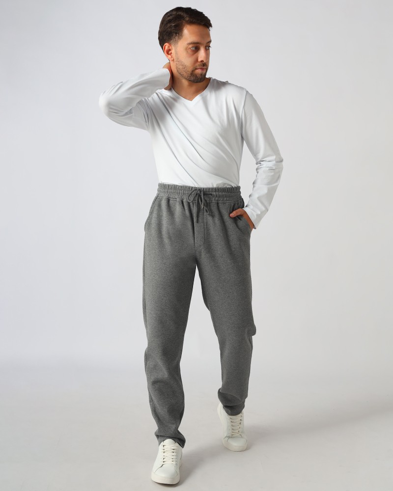 Plain Regular Fit Sports Pants - Daraghmeh