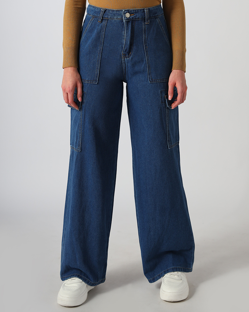 Women's Cargo Jeans - Daraghmeh