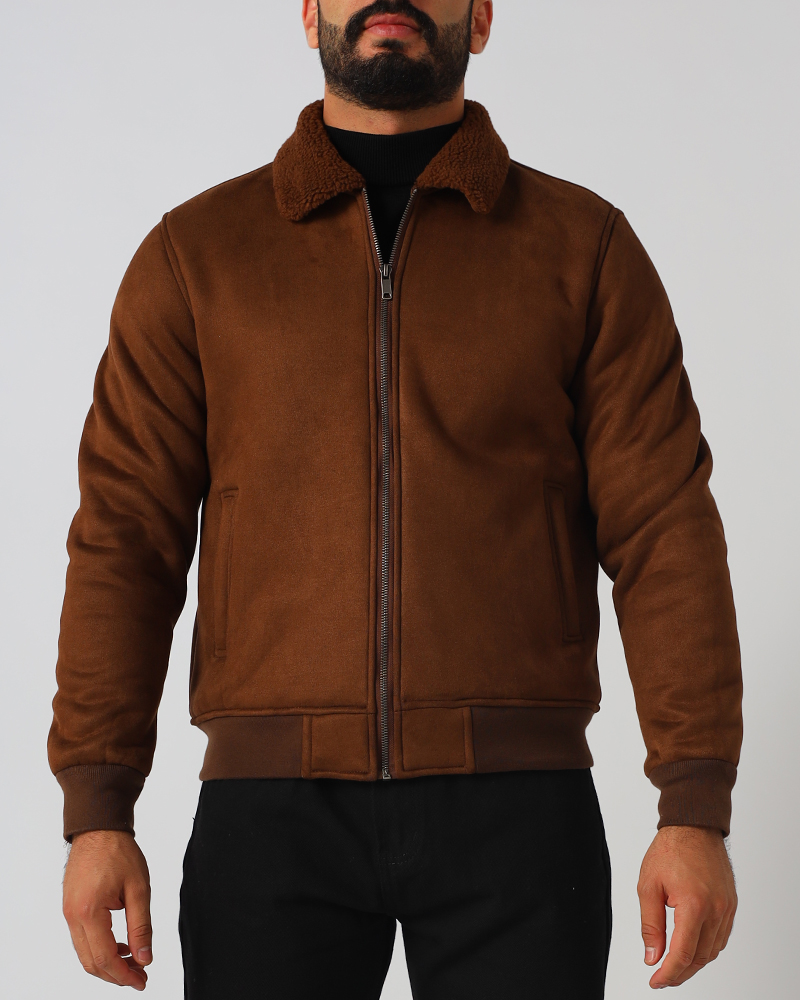 Fur Quilted Chamois Jacket - Daraghmeh