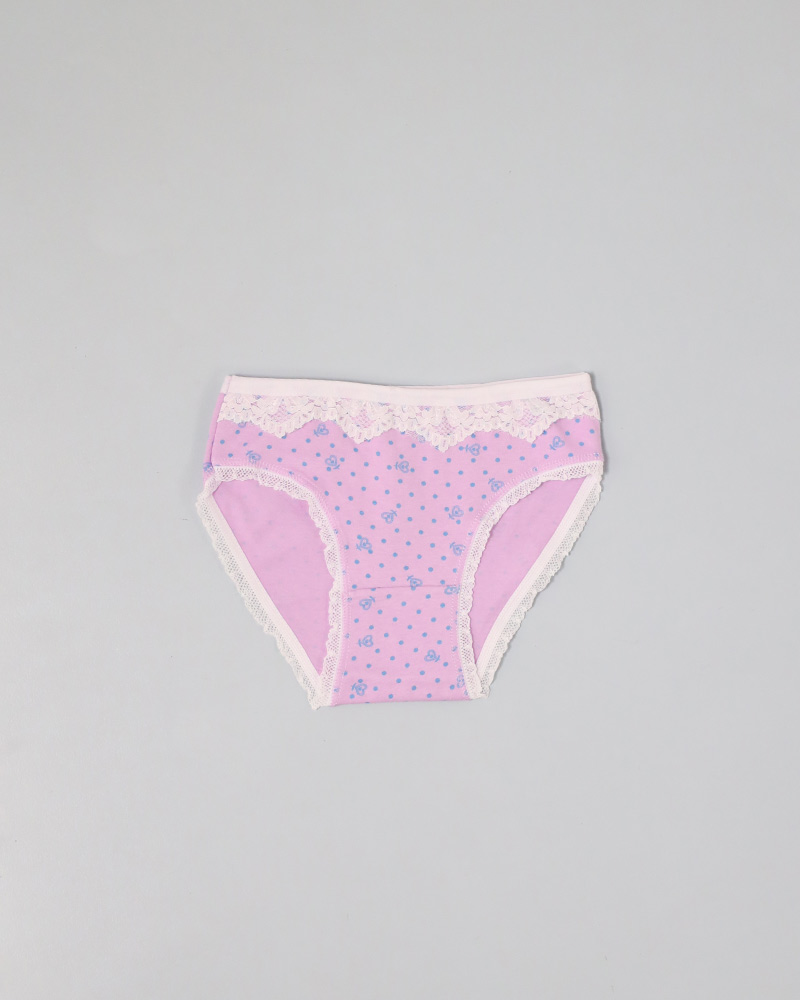 Sides Perforated And Dotted Panties - Daraghmeh