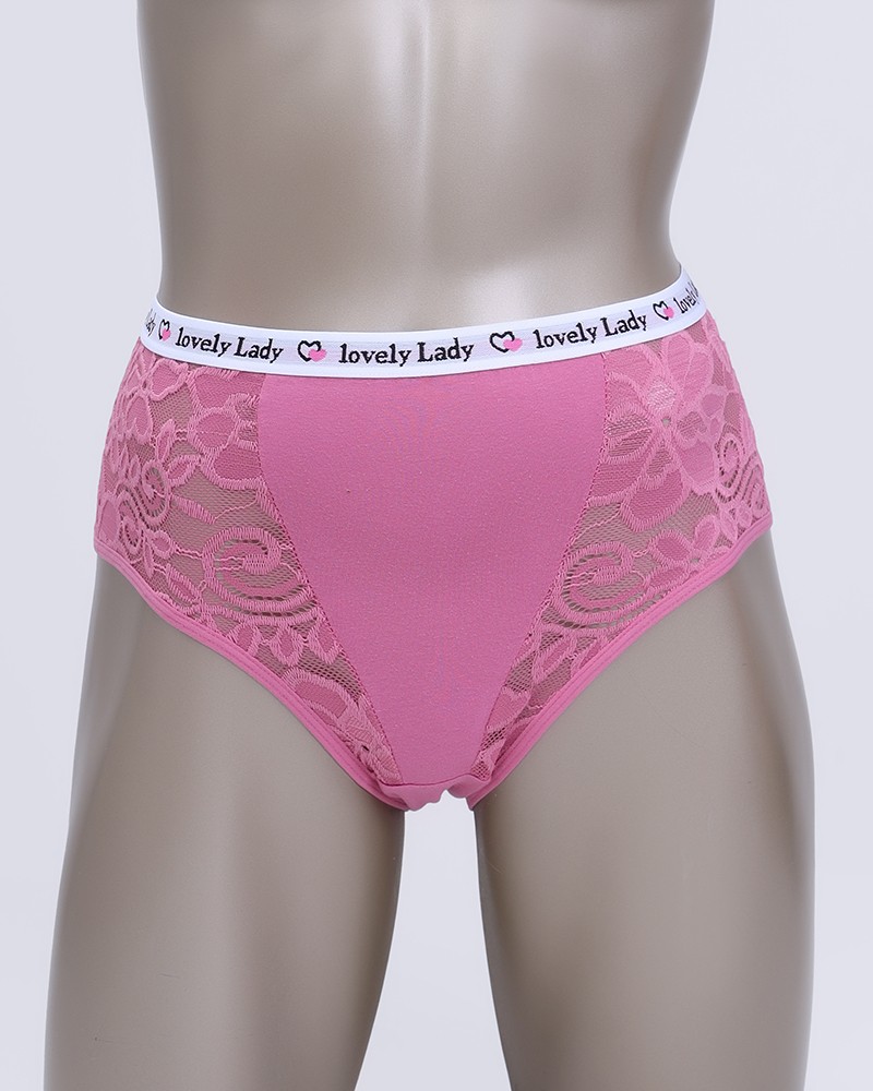 Cotton Panties With "LOVELY LADY" Print
