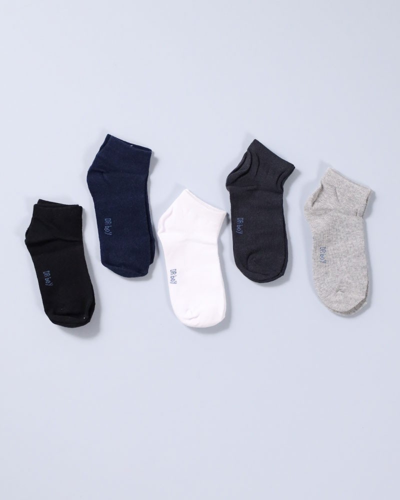 Plain Cotton Socks In 5 Pieces - Daraghmeh