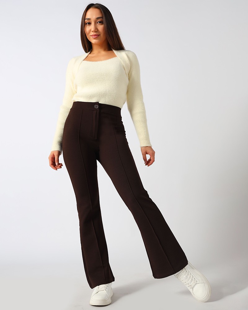 Pleated Charleston Fabric Trousers - Daraghmeh