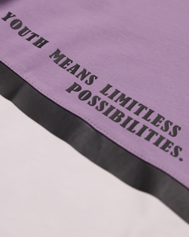 Casual Tshirt With "YOUTH MEANS LIMITLESS POSSIBILITIES " Print