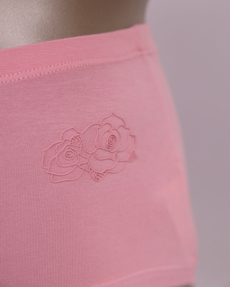 Cotton Panties With Rose Print - Daraghmeh