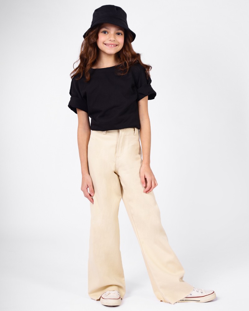 Girls Wide-Leg Jeans | Ages 5–9 Years