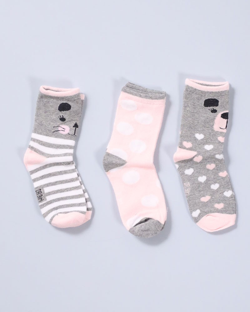 Cotton Socks In 3 Pieces - Daraghmeh