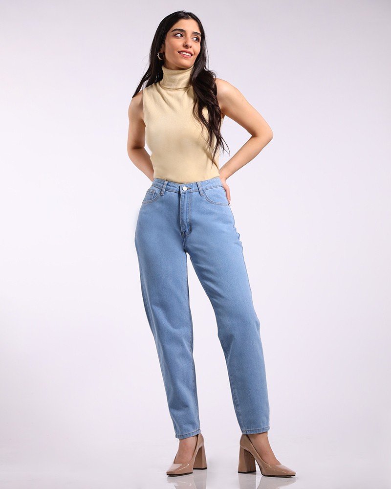 Light Blue Boyfriend Jeans Daraghmeh