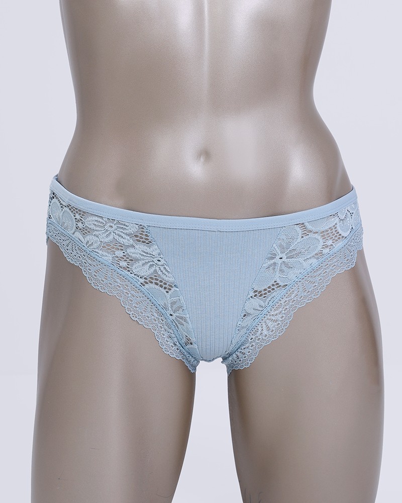 Women’s Brief Panty With Lace Side Details