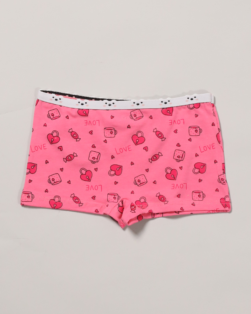 Cotton Panties With Love Hearts Print Daraghmeh 1173