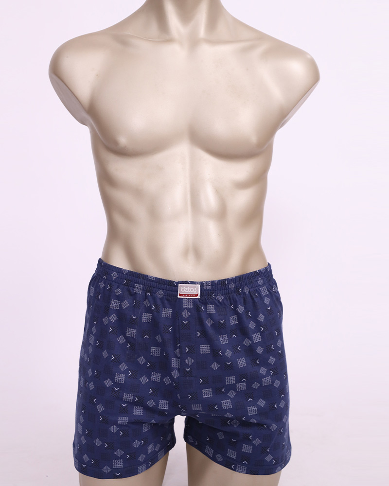 Cotton Boxer In Blue Color Daraghmeh