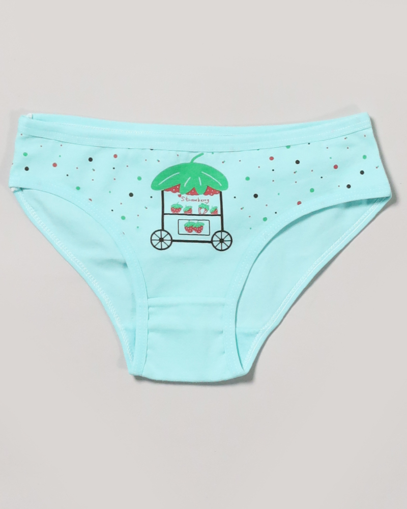 Cotton Panties With Strawberry Print Daraghmeh