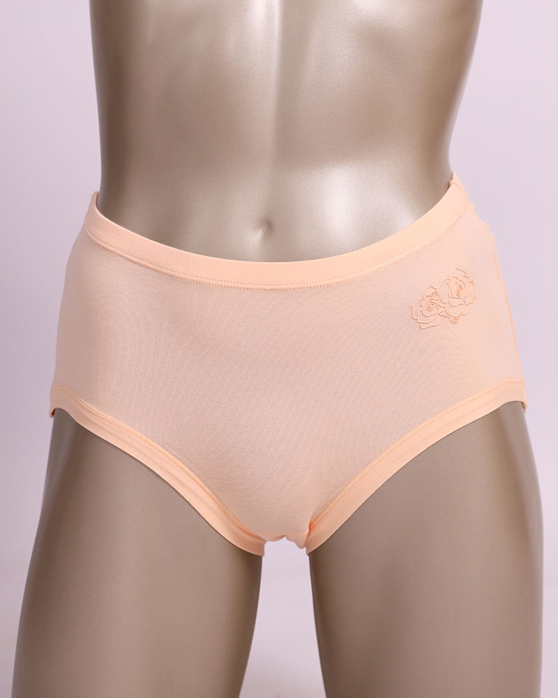 Cotton Panties With Rose Print - Daraghmeh