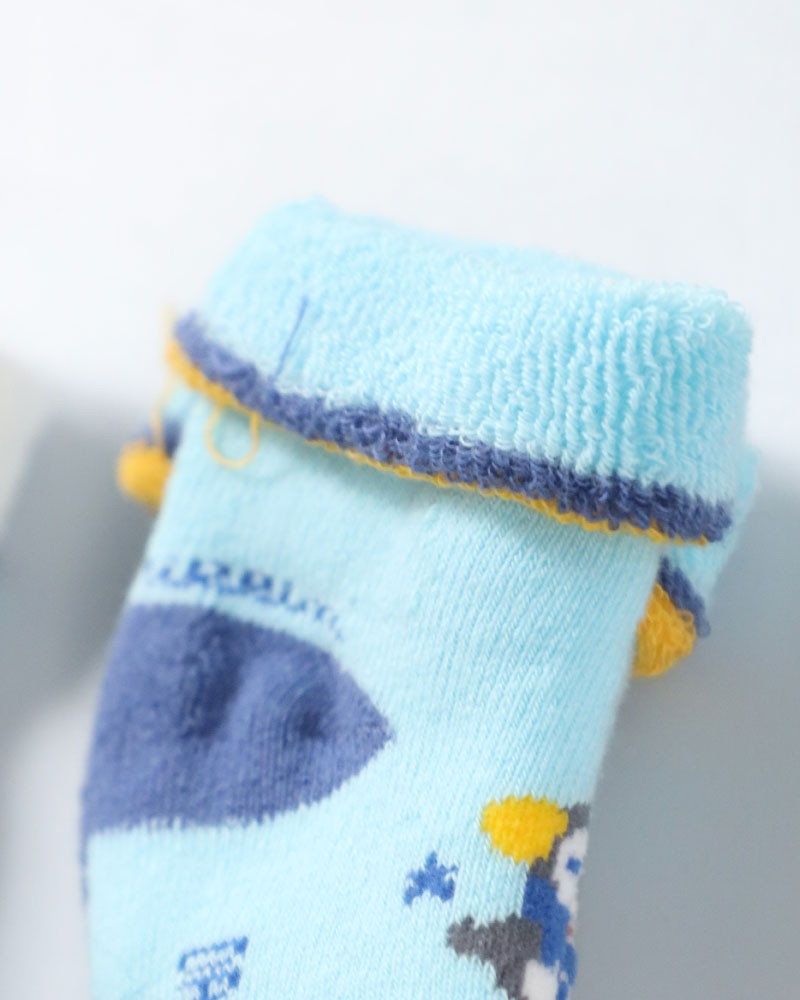 Different Shapes Baby Cotton Socks In 2 Pairs Daraghmeh