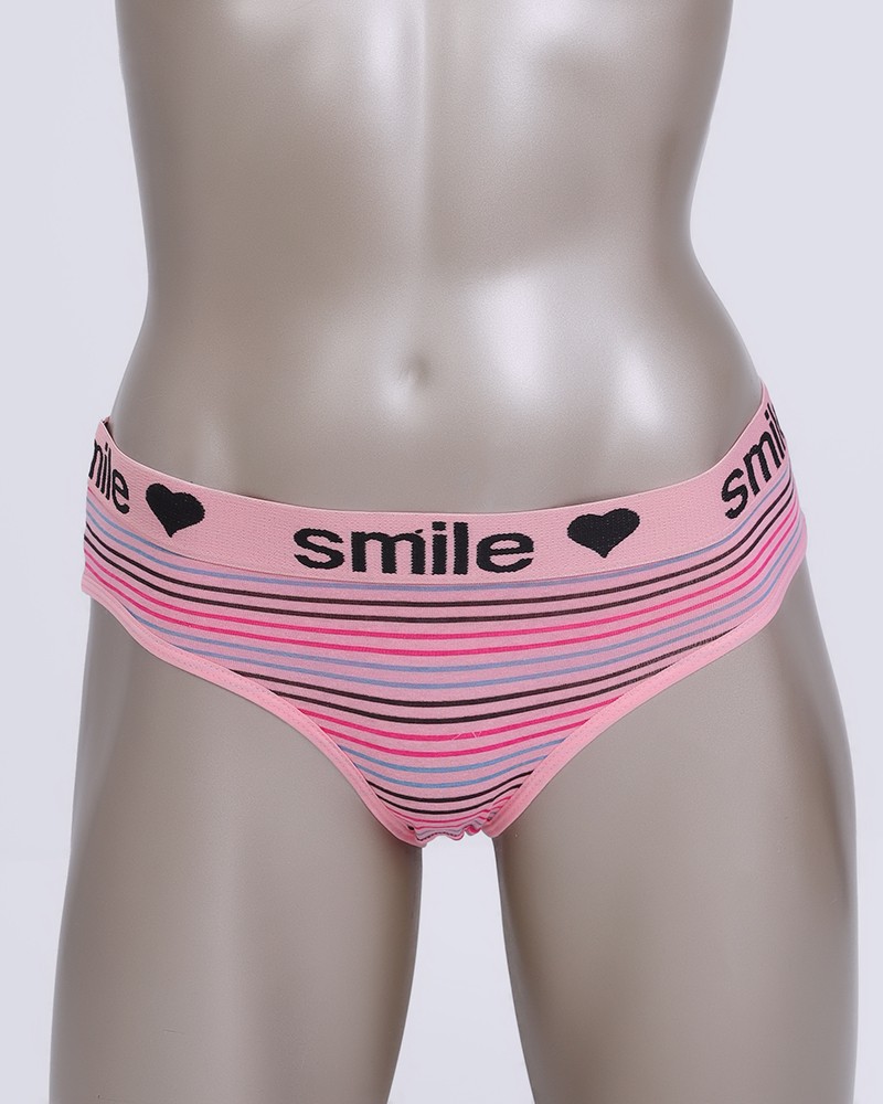 Women’s Striped Brief Panty With Comfortable Waist