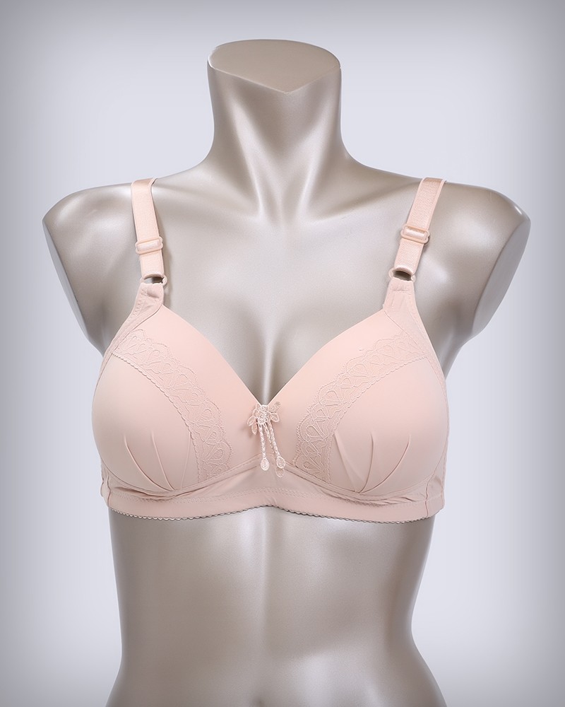Wireless Ribbed Women's Bra