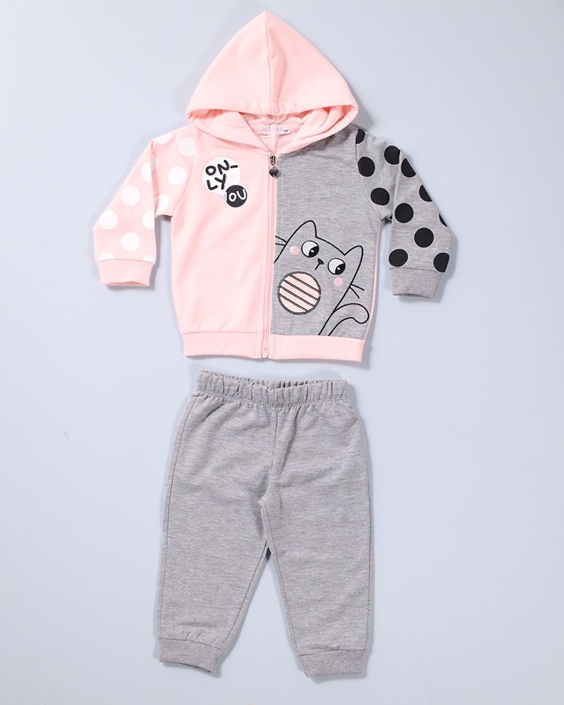 Baby Pajama With Cat Print Daraghmeh