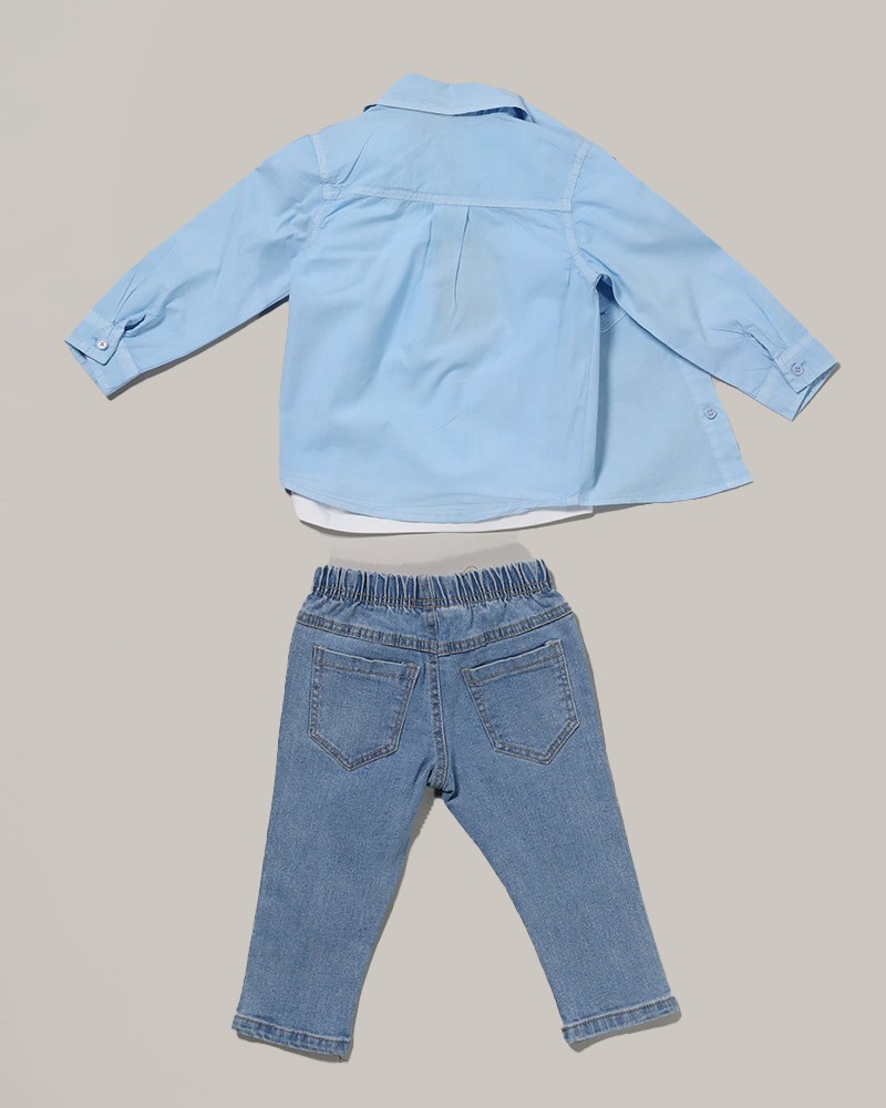 Baby Boy's Casual Set In 3 Pieces - Daraghmeh