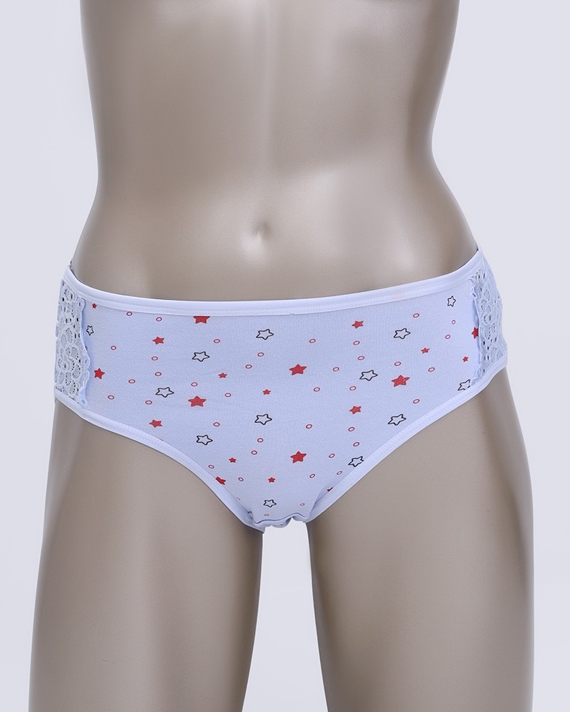 Cotton Panties With Stars Print
