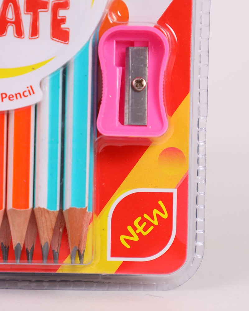 Class Mate HB Pencils Set + Sharpener Daraghmeh