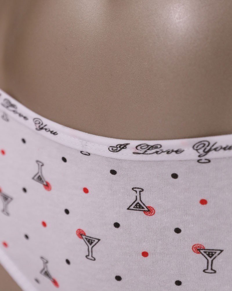Hush ladies cotton printed panties