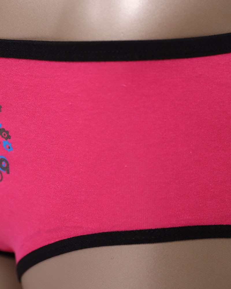 Cotton Panties With Roses Print - Daraghmeh