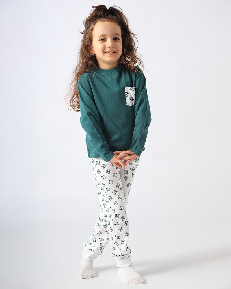 Casual Cotton Pajama With Print - Daraghmeh